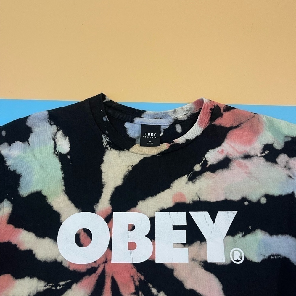 Obey Tie-Dye Long Sleeve Shirt - Picture 2 of 5